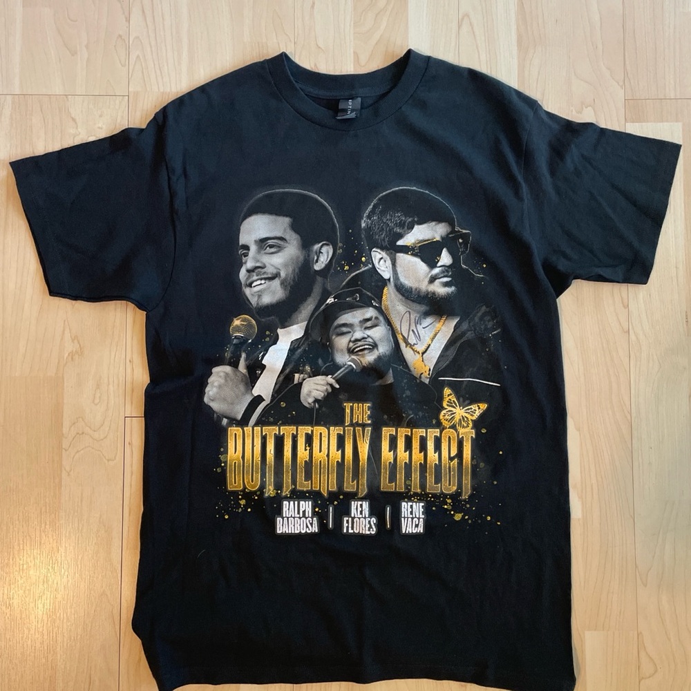 The Butterfly Effect Graphic Tee - Black signature